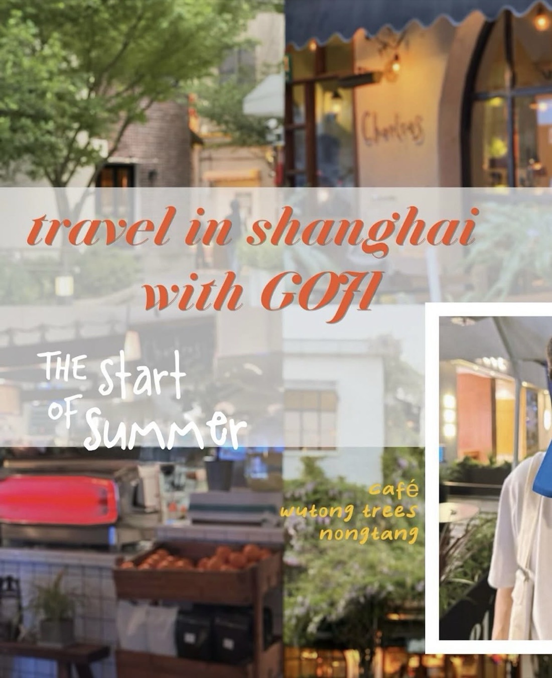 Travel in Shanghai with Goji — zine cover
